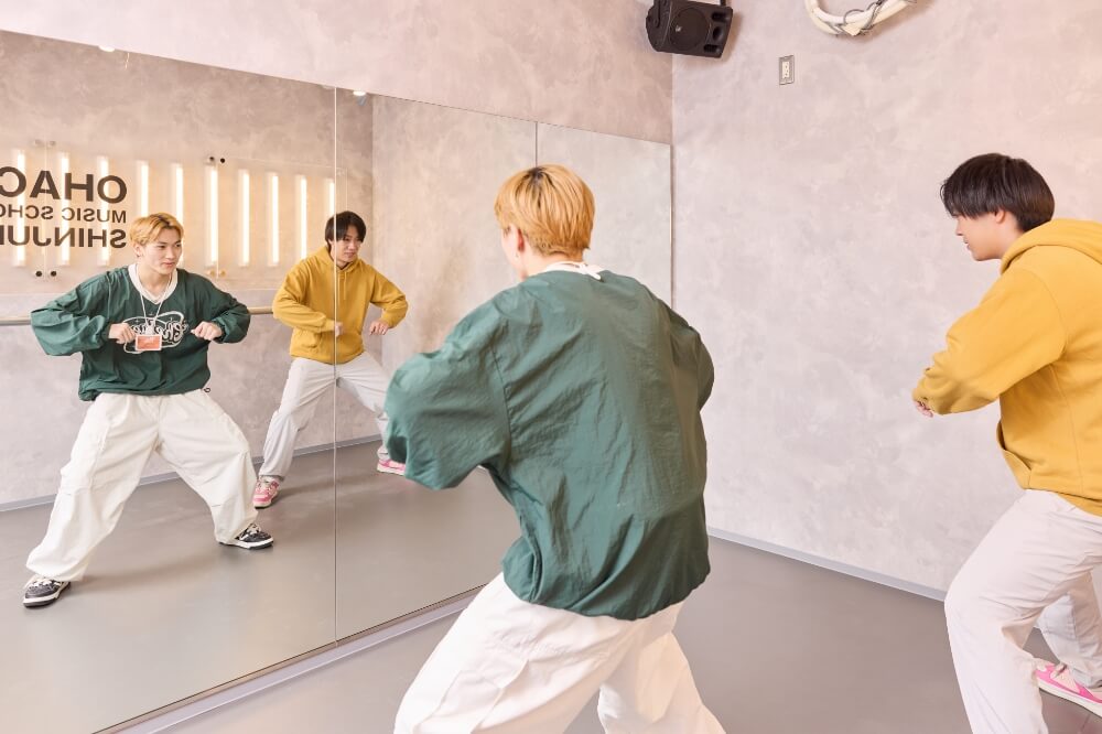 ダンスのレッスン風景