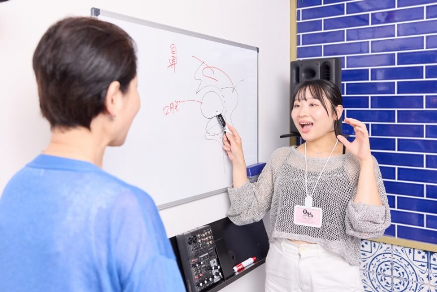 話し方教室のレッスン風景