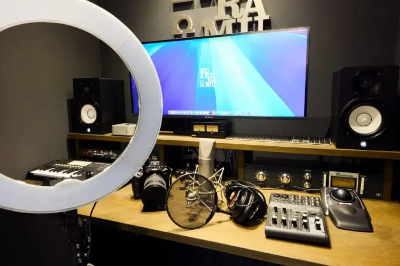 OHACO MUSIC SCHOOLで使用しているレコーディング機材の写真